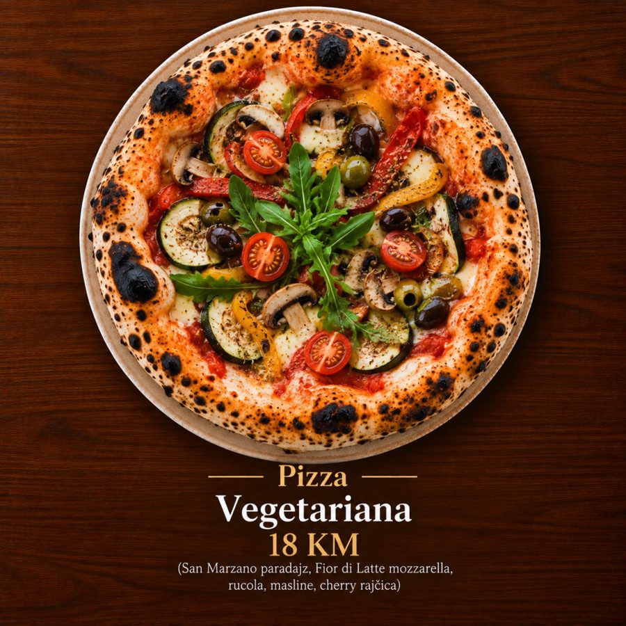 Pizza Vegetariana – 18 KM